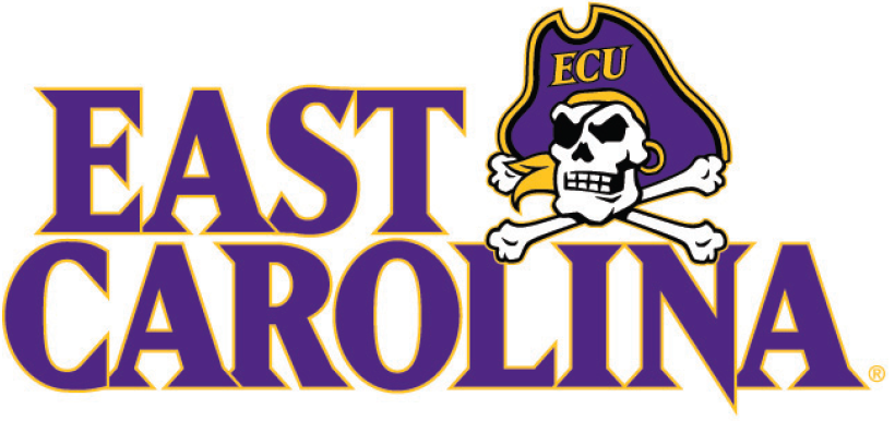 East Carolina Pirates 2014-Pres Wordmark Logo 04 vinyl decal